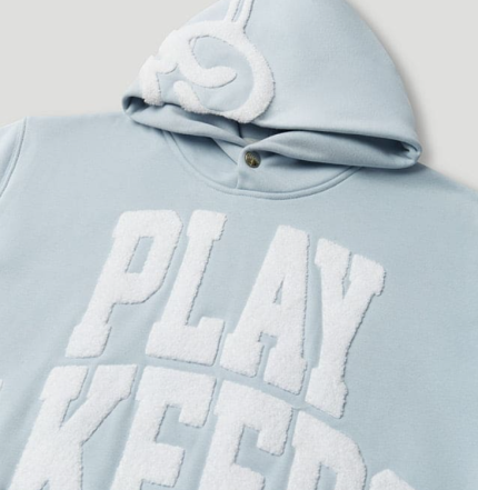 Geedup Play4Keeps Handstyle Hoodie Pale Blue/White