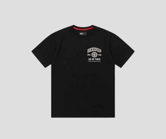 Geedup Us vs. Them T-Shirt Black/Pink Geedup Us vs. Them T-Shirt Black/Pink