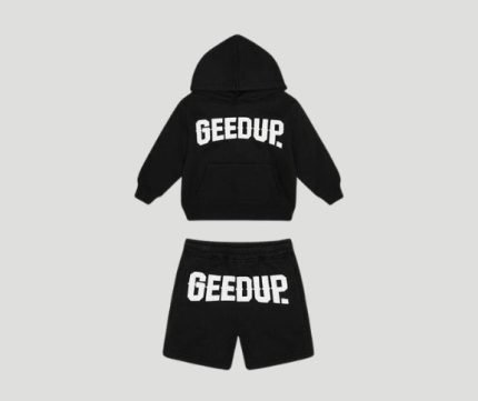 Geedup Cities Kids Tracksuit Black/White