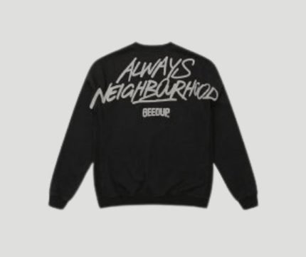 Geedup Always Neighbourhood Crewneck Black