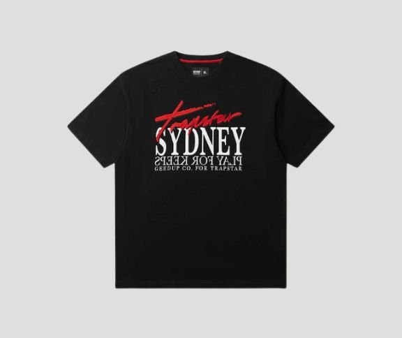 Geedup Sydney x Trapstar Secret T-Shirt Black Geedup Sydney x Trapstar Secret T-Shirt Black