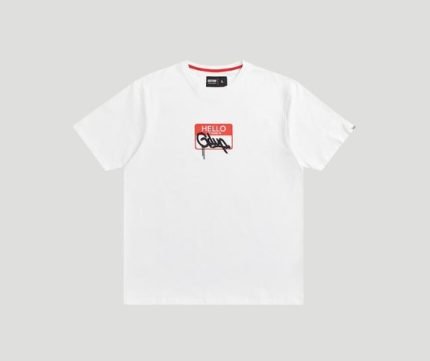 Geedup Sticker T-Shirt White