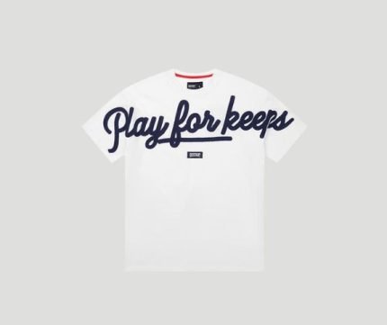 Geedup PFK Script T-Shirt White/Navy