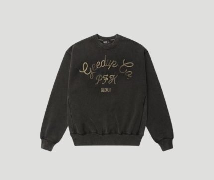 Geedup PFK Boxer Crewneck Washed Black