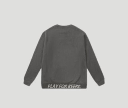 Geedup PFK Core Logo Embossed Crewneck Asphalt