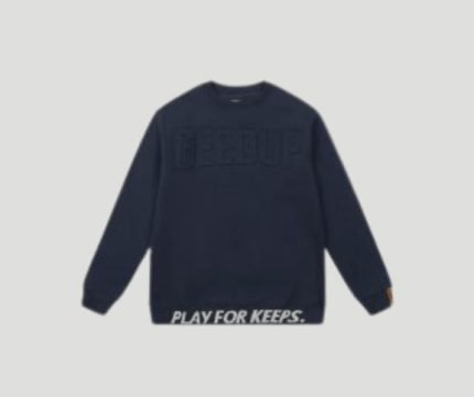 Geedup PFK Core Logo Embossed Crewneck Navy