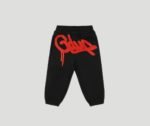 Geedup Handstyle Kids Tracksuit Black/Burnt Orange