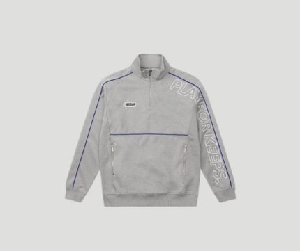 Geedup Play For Keeps Qtr Zip Grey/Blue