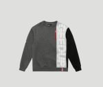 Geedup Sportsman Zip Crewneck Grey / Black