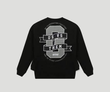 Geedup Us vs. Them Crewneck Black