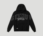 Geedup Team Logo Cursive Hoodie Black/Grey