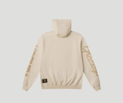 Geedup Script Logo x Vanson Hoodie Cream