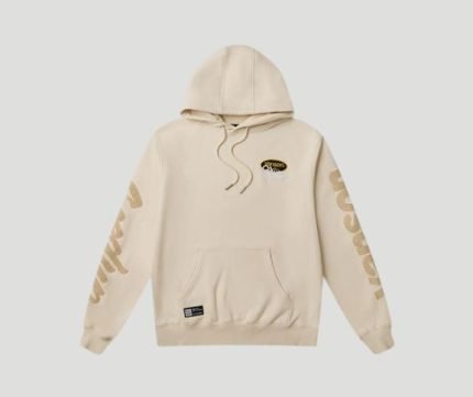 Geedup Script Logo x Vanson Hoodie Cream