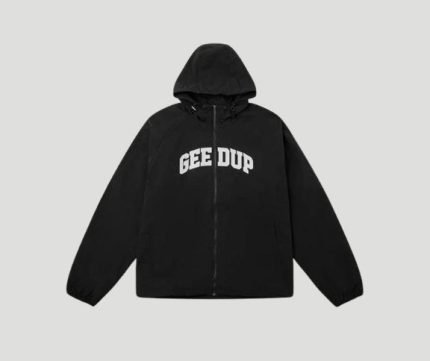 Geedup Team Logo Spray Jacket Black/White