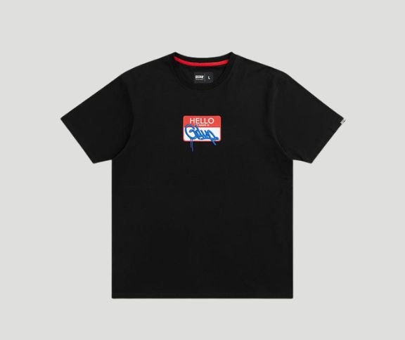GDUP Sticker T-Shirt Black GDUP Sticker T-Shirt Black