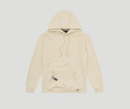 Geedup O/S Emblem Emboss Hoody Sand