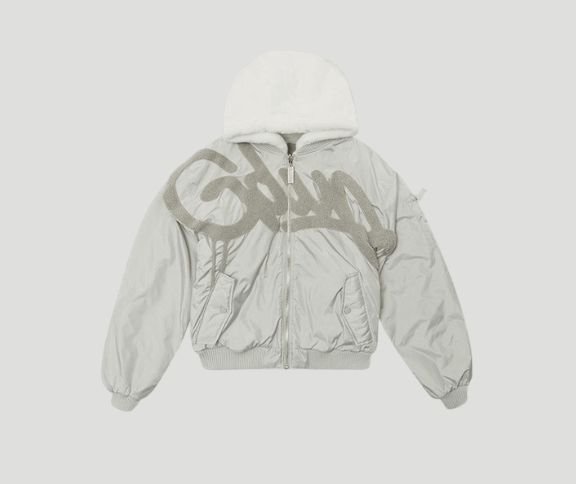 Geedup Handstyle/Team Logo Bomber Grey/White Geedup Handstyle/Team Logo Bomber Grey/White
