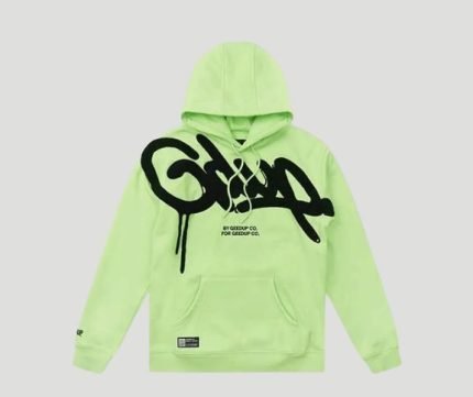 Geedup Handstyle Hoodie Green& Black