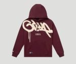 Geedup Handstyle Hoodie Maroon/Cream