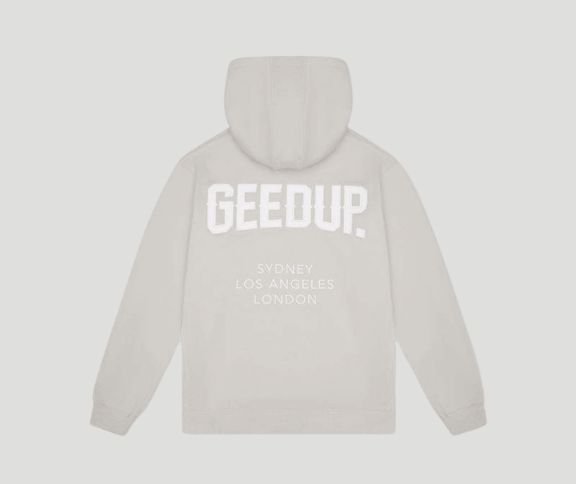 Geedup Cities Hoodie Grey/White Geedup Cities Hoodie Grey/White