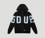 G.D.U.P Zip Hoodie Black/Cool Blue