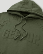Geedup O/S Emblem Emboss Hoody Military Green