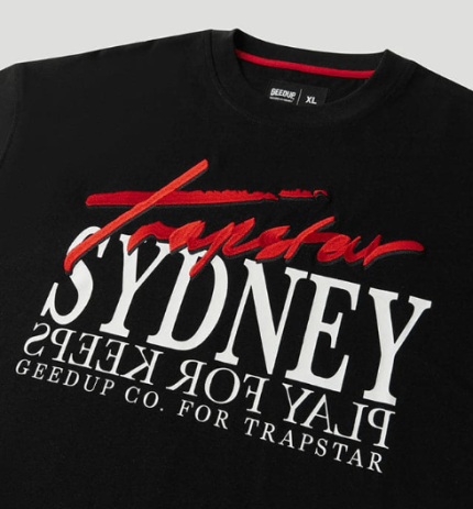 Geedup Sydney x Trapstar Secret T-Shirt Black