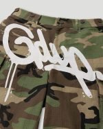 Geedup Handstyle Cargo Short Camo Green