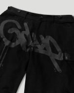 Geedup Handstyle Cargo Short Black