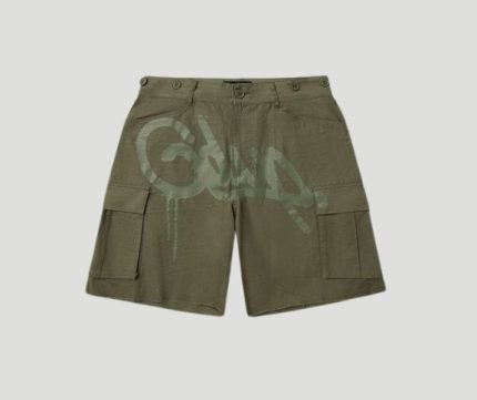 Geedup Handstyle Cargo Short Olive Tonal