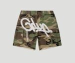 Geedup Handstyle Cargo Short Camo Green