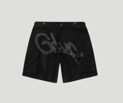 Geedup Handstyle Cargo Short Black